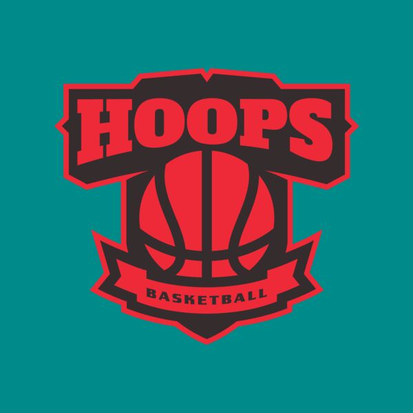 Hoops Basketball logo template  Thumbnail
