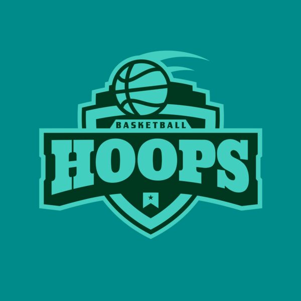 Hoops Basketball logo template 02 Thumbnail