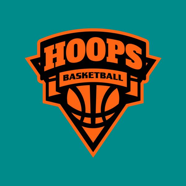Hoops Basketball logo template 02 Thumbnail