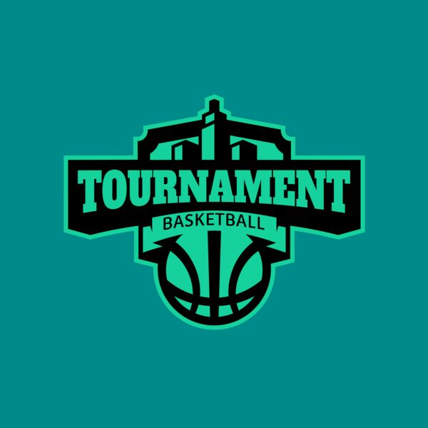 Tournament Basketball logo template Thumbnail
