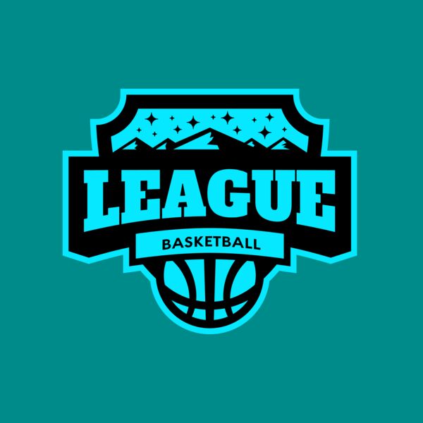 League Basketball logo template Thumbnail