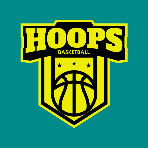 Hoops Basketball logo template 04 Thumbnail