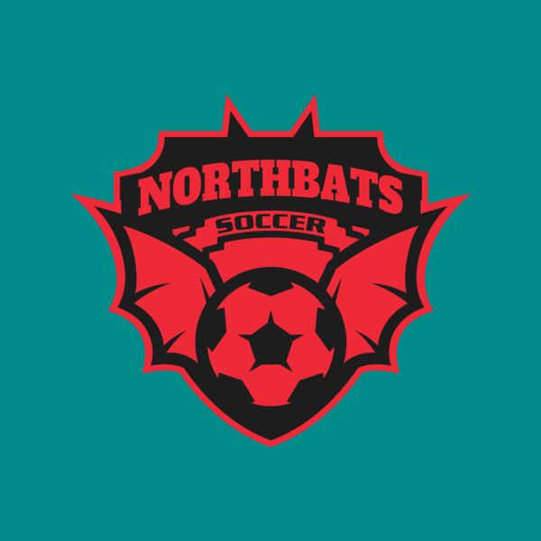 North bats Tournament Soccer logo template Thumbnail