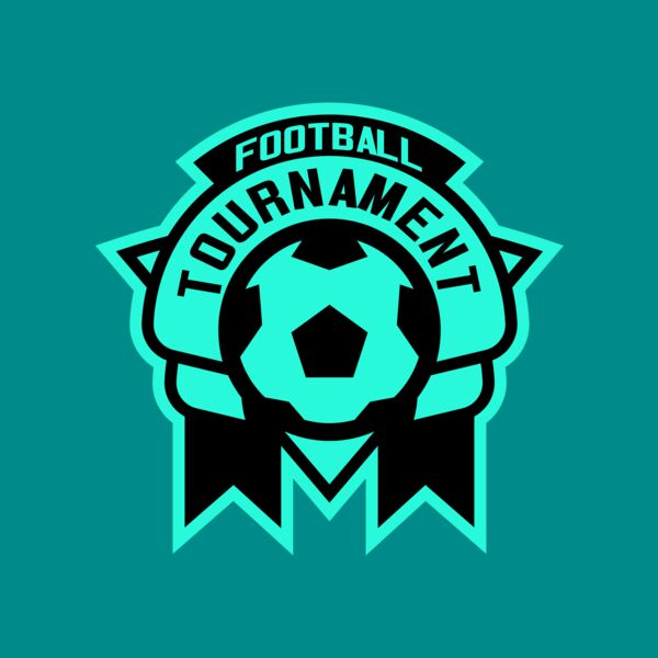 Tournament Football logo template Thumbnail
