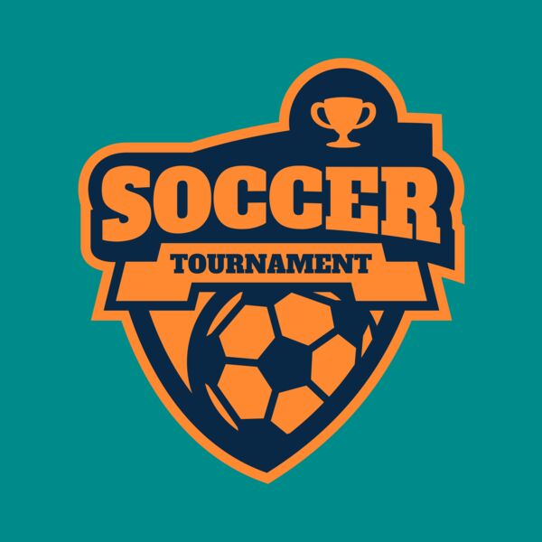 Soccer Tournament league logo template Thumbnail