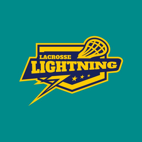 Lightning Lacrosse Logo Template Thumbnail