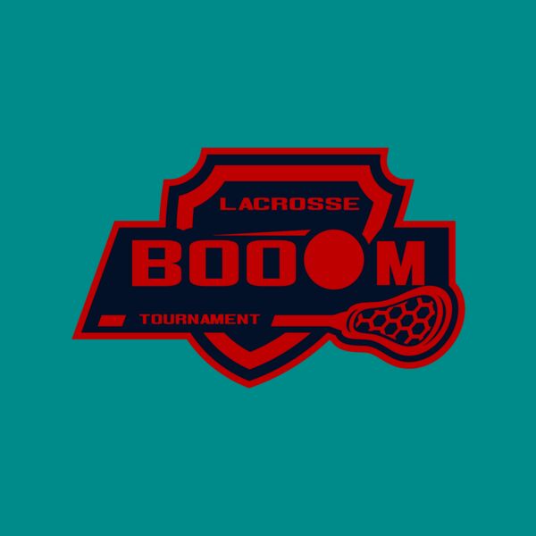 Boom Tournament Lacrosse Logo Template Thumbnail