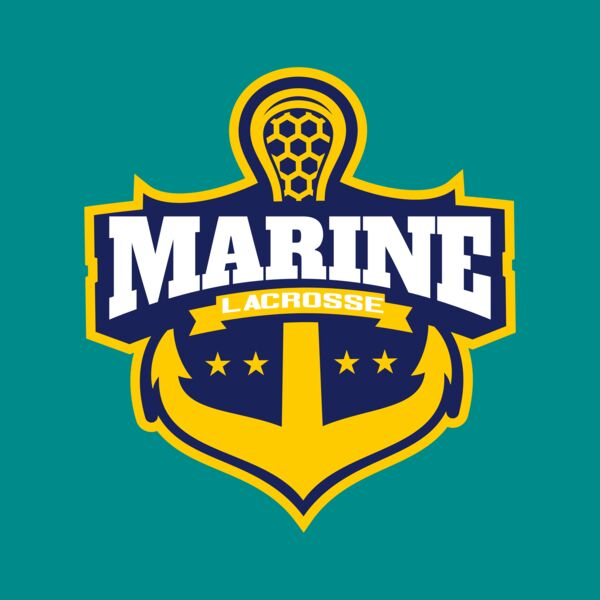 Marine Lacrosse Logo Template Thumbnail