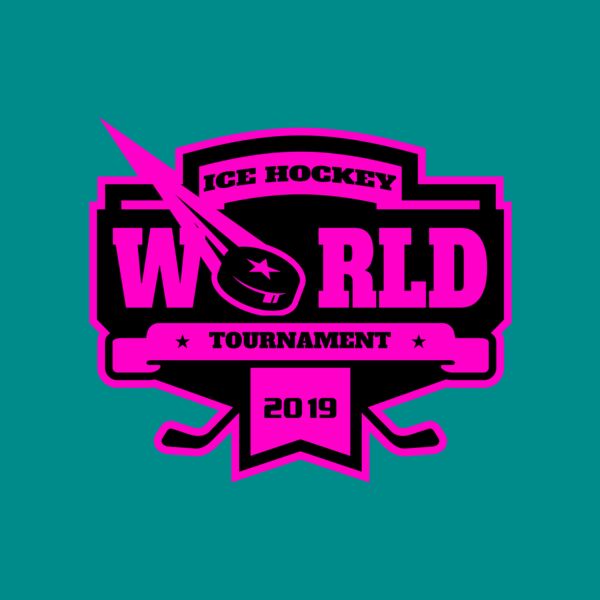 World Ice Hockey Tournament logo template Thumbnail