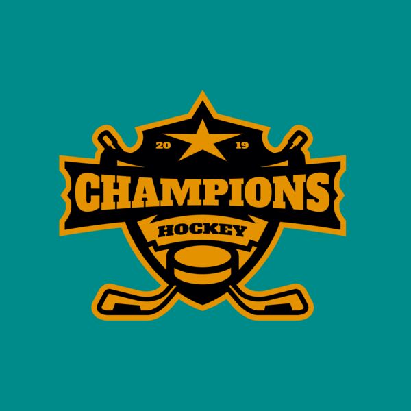 Champions Hockey logo template 02 Thumbnail