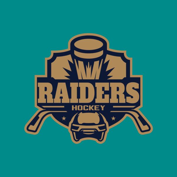 Raiders Hockey logo template Thumbnail