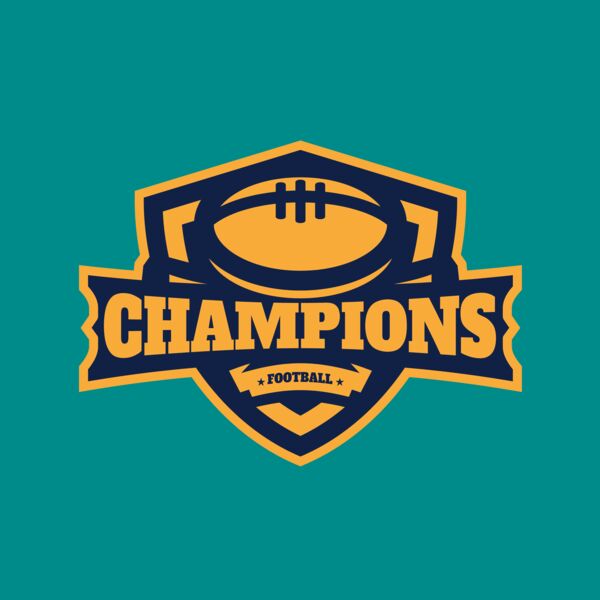 Champions Football logo template Thumbnail