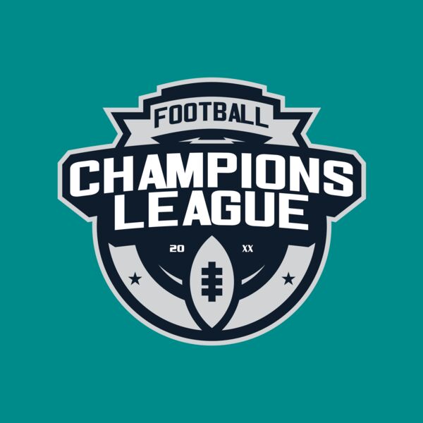 Champions League Football logo template Thumbnail