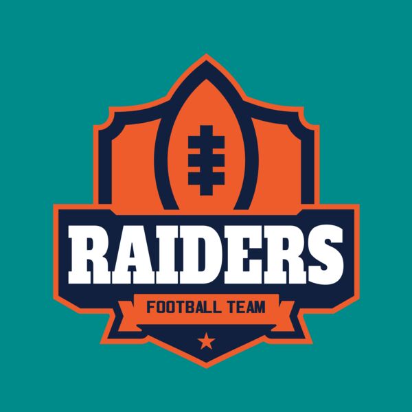 Raiders Football Team logo template Thumbnail