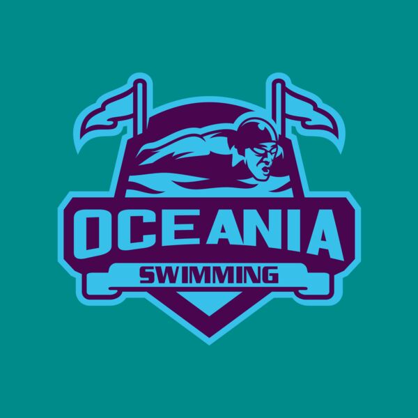 Oceania Swimming logo template Thumbnail
