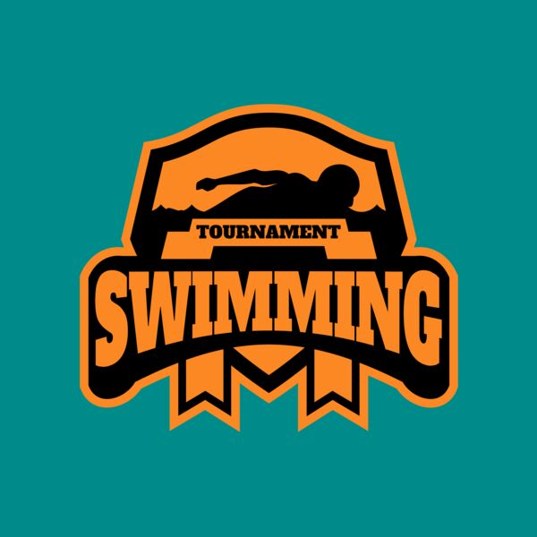 Swimming Tournament logo template 03 Thumbnail