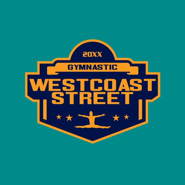 West Coast Street Gymnastic logo template 02 Thumbnail
